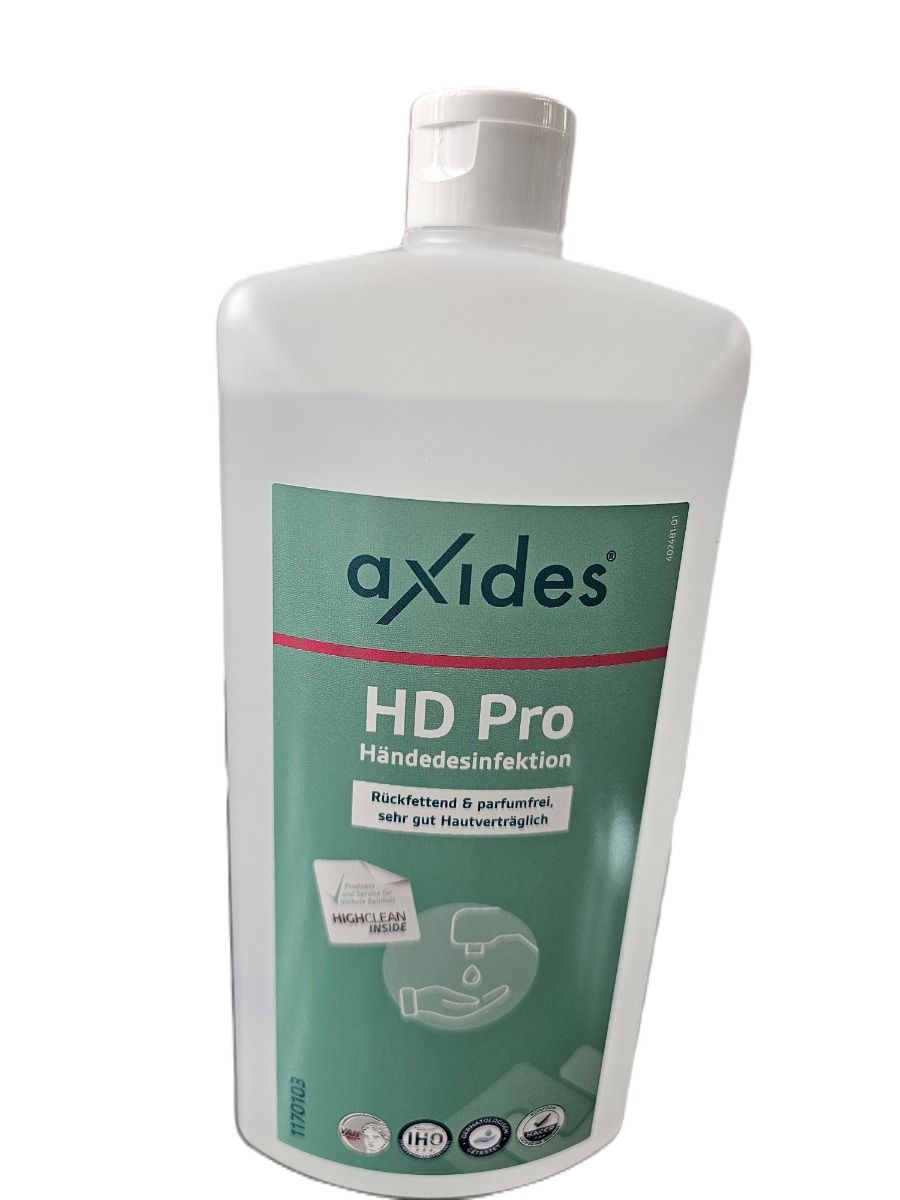 slide image axides HD pro Händedesinfektion